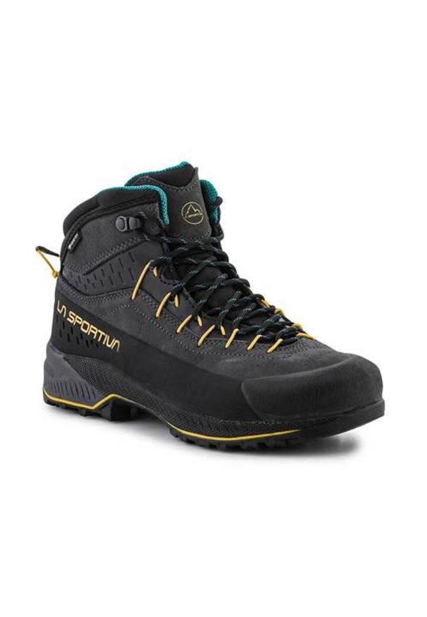 LA SPORTIVA - Buty trekkingowe męskie La Sportiva Tx4 Evo Mid Gtx. Wysokość cholewki: za kostkę. Zapięcie: sznurówki. Kolor: wielokolorowy. Materiał: syntetyk, tkanina, materiał. Szerokość cholewki: normalna