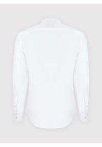 Pako Lorente - PAKO LORENTE – Biała smokingowa koszula męska. Typ kołnierza: łamany. Kolor: biały. Materiał: bawełna. Długość rękawa: długi rękaw. Długość: długie #4