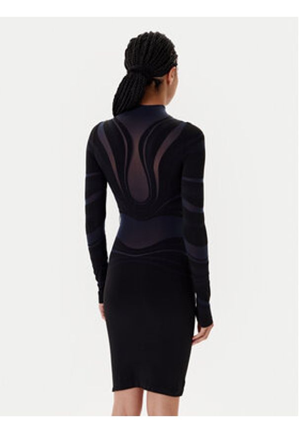 Wolford Sukienka koktajlowa Venus 57178 Granatowy Slim Fit. Kolor: niebieski. Materiał: syntetyk. Styl: wizytowy