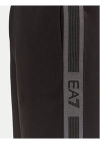 EA7 Emporio Armani Spodnie dresowe 7M000545 AF12660 UC001 Czarny Modern Fit. Kolor: czarny. Materiał: syntetyk, bawełna