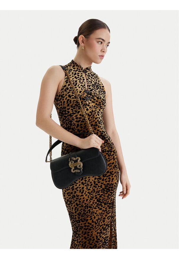 Just Cavalli Torebka 80RA4BA1 ZSA89 Czarny. Kolor: czarny. Materiał: skórzane