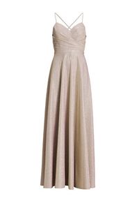 Hey Kyla Sukienka wieczorowa 5AK044HK Złoty Regular Fit. Kolor: złoty. Materiał: syntetyk. Styl: wizytowy #4