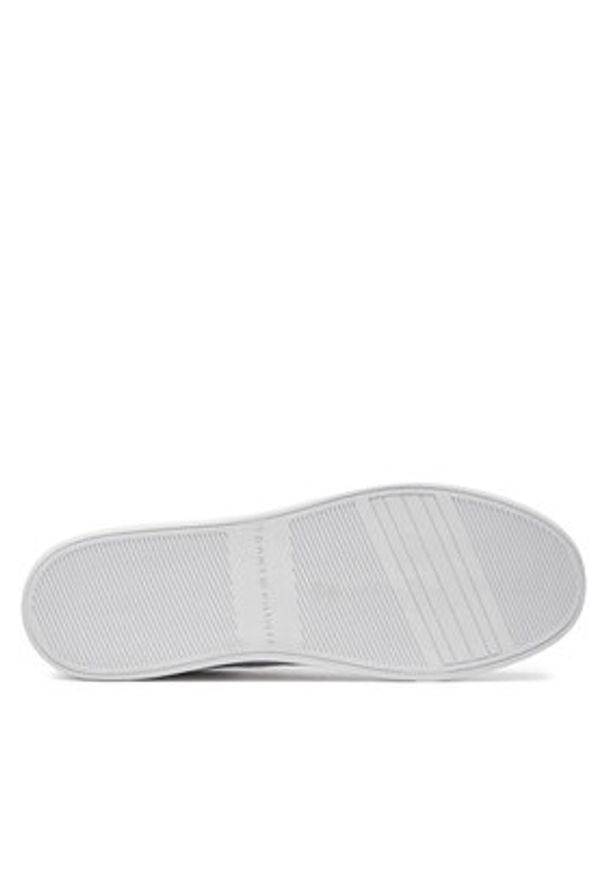 TOMMY HILFIGER - Tommy Hilfiger Sneakersy Essential Chic Court Sneaker FW0FW08322 Biały. Kolor: biały. Materiał: skóra