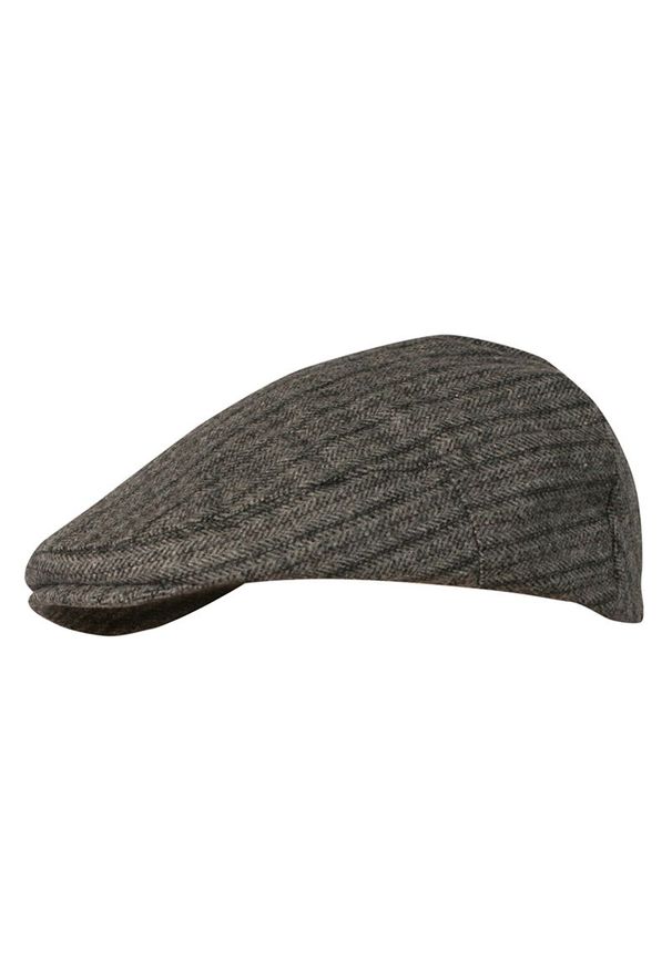 Szara czapka Pako Jeans jodełka, na jesień