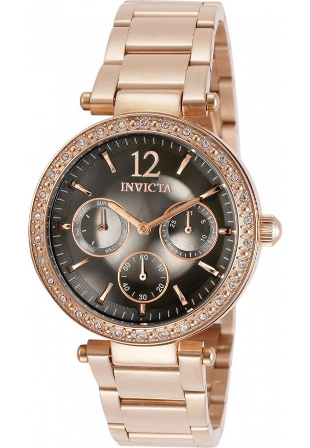 Zegarek Invicta Zegarek damski Invicta 29926 różowe złoto. Kolor: złoty, wielokolorowy, różowy