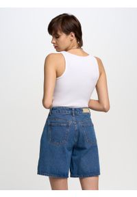 Big-Star - Szorty damskie jeansowe Satoko 349. Kolor: niebieski. Materiał: jeans #4