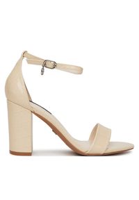 Nine West Sandały S4SH1823-01 Beżowy. Kolor: beżowy. Materiał: syntetyk, materiał