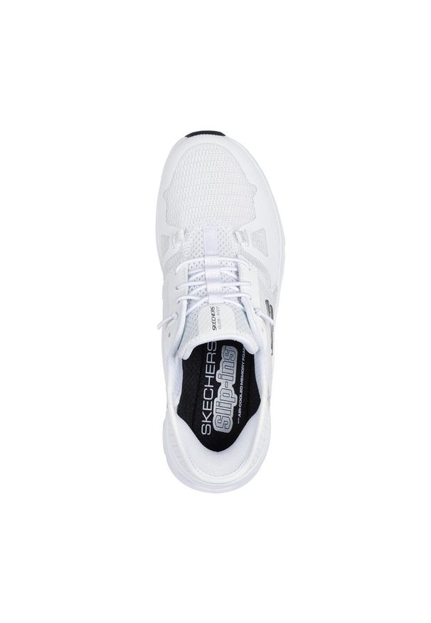 skechers - Buty SKECHERS GLIDE-STEP PRO Biały. Okazja: na co dzień. Kolor: biały, szary, wielokolorowy. Materiał: materiał