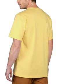 Koszulka sportowa męska T-shirt Carhartt Heavyweight Pocket K87. Kolor: żółty