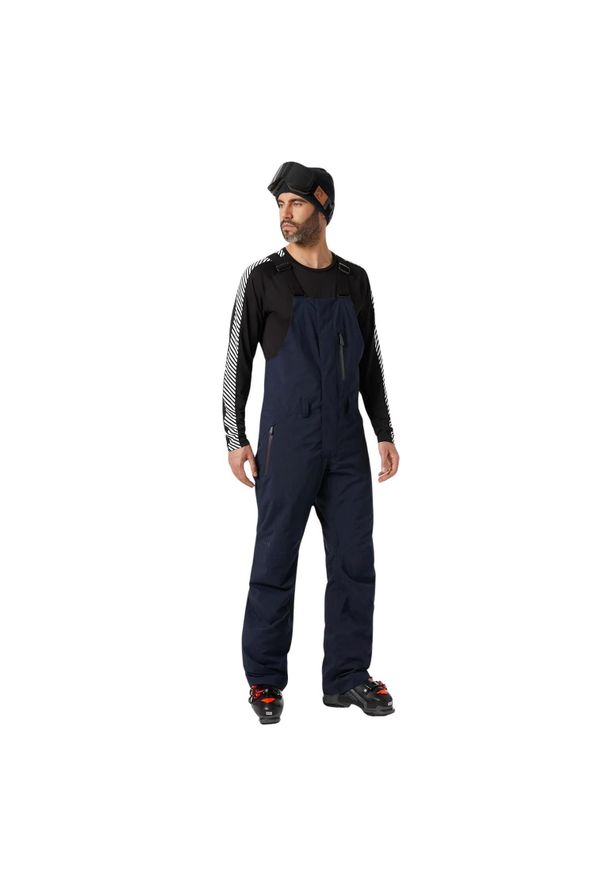 Spodnie ogrodniczki Helly Hansen legendary insulated bib. Kolor: niebieski. Sezon: zima. Sport: narciarstwo