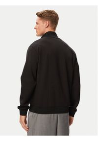 Karl Lagerfeld - KARL LAGERFELD Bluza 705006 563902 Czarny Regular Fit. Typ kołnierza: dekolt w karo. Kolor: czarny. Materiał: syntetyk #5