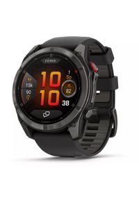 GARMIN - Zegarek sportowy Garmin Fenix 8 Pro AMOLED Czarny (010-03199-01). Kolor: czarny. Styl: sportowy #1