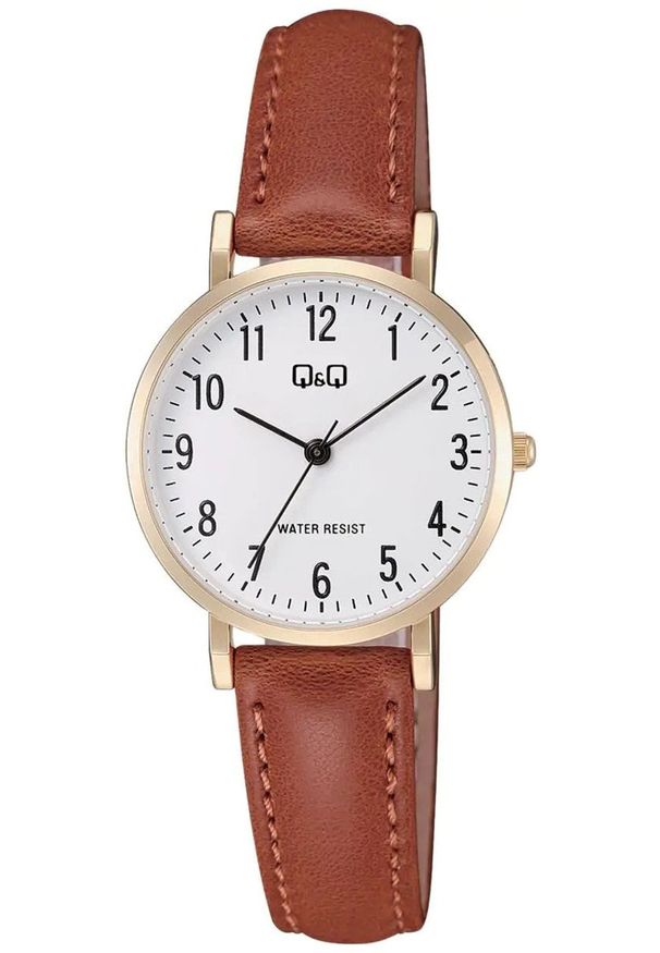 Zegarek QQ C66A-002P damski klasyczny złoty 31 mm .. Kolor: złoty. Styl: klasyczny