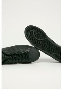 adidas Originals - Buty skórzane Superstar. Nosek buta: okrągły. Zapięcie: sznurówki. Kolor: czarny. Materiał: skóra. Model: Adidas Superstar #3