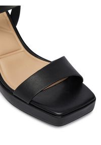 Aldo Sandały Montse 13621139 Czarny. Kolor: czarny. Materiał: skóra #5