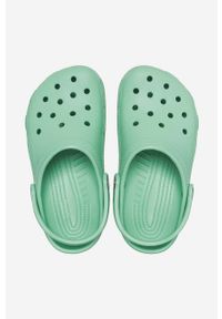 Crocs klapki Classic Clog kolor zielony 206991 JADE STONE. Nosek buta: okrągły. Kolor: zielony. Materiał: materiał #3