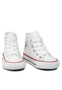 Converse Trampki Chuck Taylor All Star Hi 7J253C Biały. Kolor: biały. Materiał: materiał