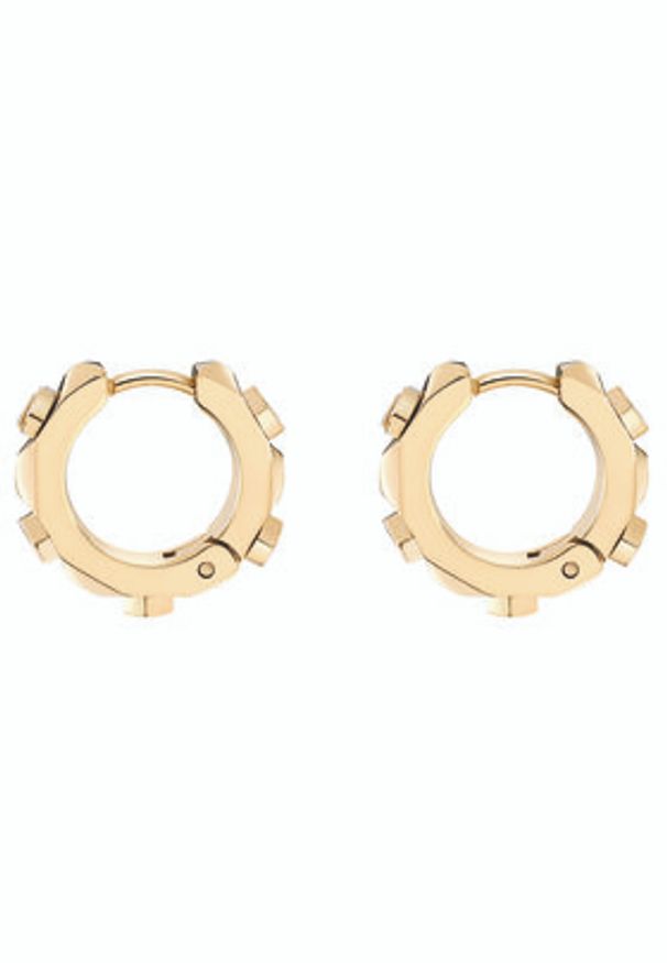 Philipp Plein - PHILIPP PLEIN Kolczyki The Plein Cuff PJ1EA22EU Złoty. Materiał: metalowe. Kolor: złoty