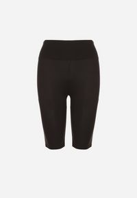 Born2be - Czarne Casualowe Szorty Typu Kolarki Lidessa. Okazja: na co dzień. Kolor: czarny. Materiał: materiał. Sezon: lato. Styl: casual #3