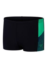 Speedo Boys Dive Aquashort – Czarno-Zielone – Rozmiar 15-16. Kolor: czarny, zielony, wielokolorowy