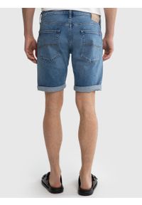 Big-Star - Szorty męskie jeansowe Aden 250. Okazja: na co dzień. Kolor: niebieski. Materiał: jeans. Styl: klasyczny, casual, elegancki #4