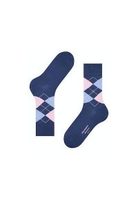 Skarpetki Burlington Manchester. Kolor: niebieski #1