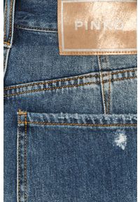 Pinko - Szorty jeansowe. Stan: podwyższony. Kolor: niebieski. Materiał: jeans #2