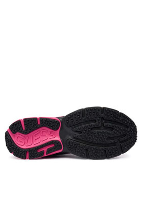 Guess Sneakersy FLFBVL ELE12 Czarny. Kolor: czarny. Materiał: materiał