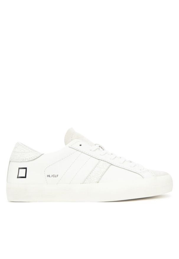 D.A.T.E. Sneakersy Hill Low Calf W431-HL-CA Biały. Kolor: biały. Materiał: skóra