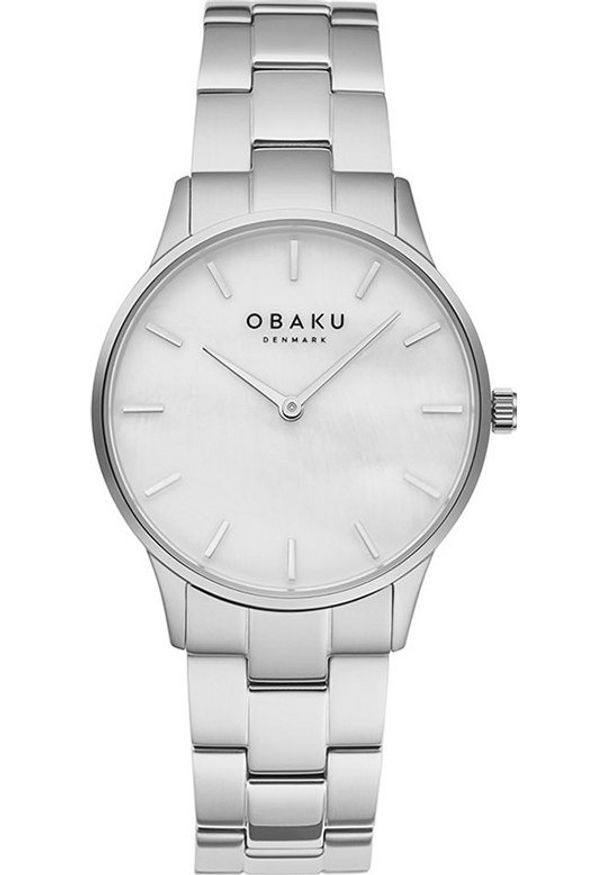 Zegarek OBAKU Zegarek damski Obaku Denmark V247LXCWSC srebrny. Kolor: srebrny