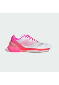Adidas - Buty Defiant Speed 2 Tennis. Kolor: biały, żółty, różowy, wielokolorowy. Materiał: materiał. Sport: tenis