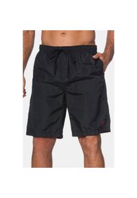 JAY-PI - Męskie Kąpielówki moda plażowa elastyczny pas do rozm. 8XL. Kolekcja: plus size. Kolor: czarny. Materiał: poliester, poliamid, materiał