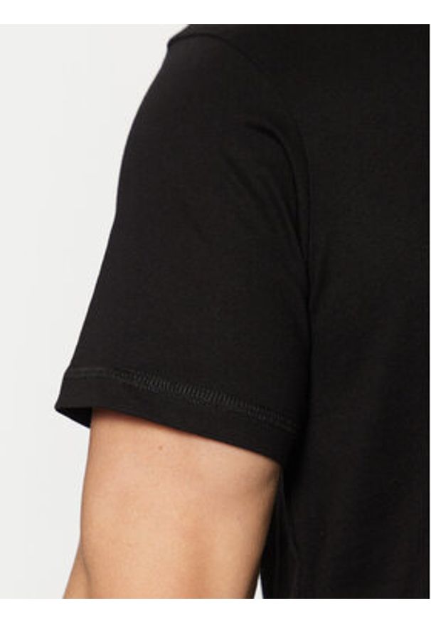 Guess T-Shirt M5RI19 K8FQ4 Czarny Regular Fit. Kolor: czarny. Materiał: bawełna