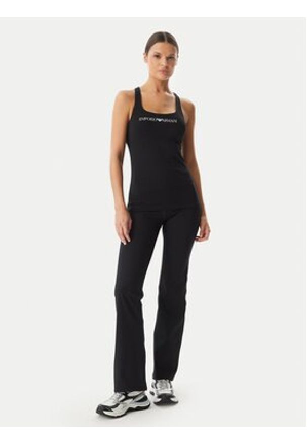 Emporio Armani Underwear Top EW002903 AF19026 UC001 Czarny Slim Fit. Kolor: czarny. Materiał: bawełna