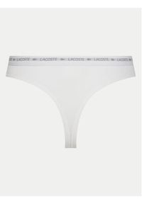 Lacoste Komplet 3 par stringów 8F1341 Kolorowy. Materiał: bawełna. Wzór: kolorowy #5