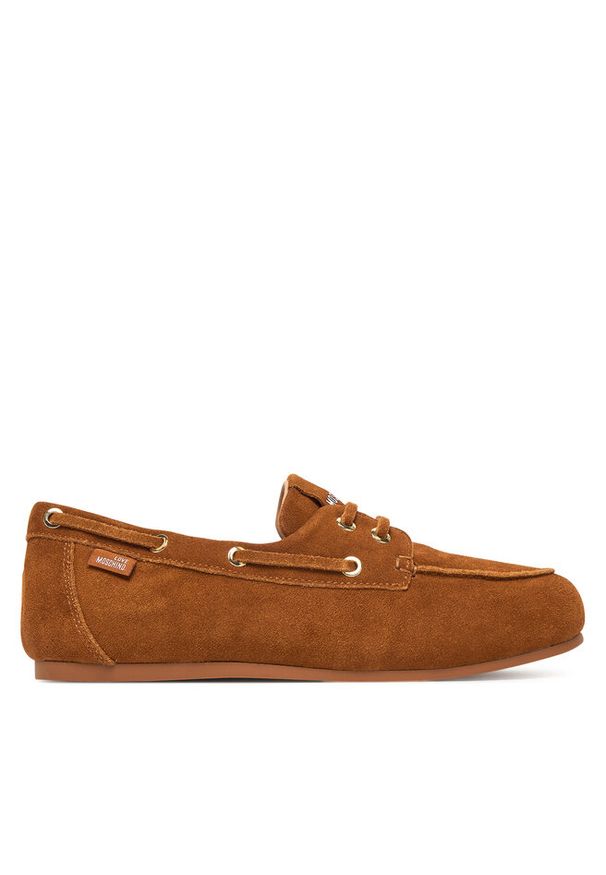 Love Moschino - Półbuty LOVE MOSCHINO. Kolor: brązowy