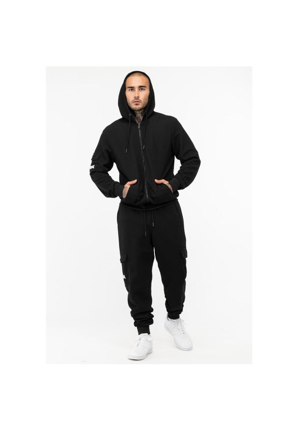 Bluza z kapturem o regularnym kroju Lonsdale Rosslea. Kolor: wielokolorowy, biały, czarny. Materiał: dresówka