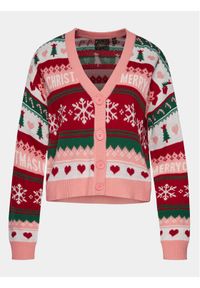 Brave Soul Sweter LKX-248FIGGY Różowy Regular Fit. Kolor: różowy. Materiał: wiskoza #1