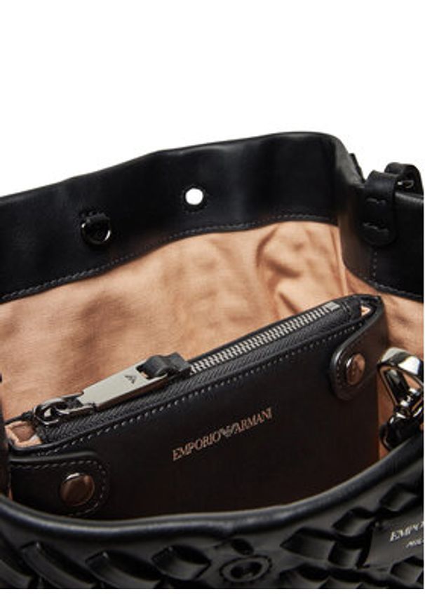 Emporio Armani Torebka EW000361 AF12762 UC001 Czarny. Kolor: czarny. Materiał: skórzane