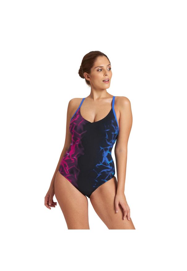 Strój kąpielowy damski treningowy Arena Lise. Kolor: czarny