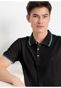 bonprix - Shirt polo pique (3 szt.) z czystej bawełny. Typ kołnierza: polo. Kolor: niebieski. Materiał: bawełna, materiał. Długość rękawa: krótki rękaw. Długość: krótkie