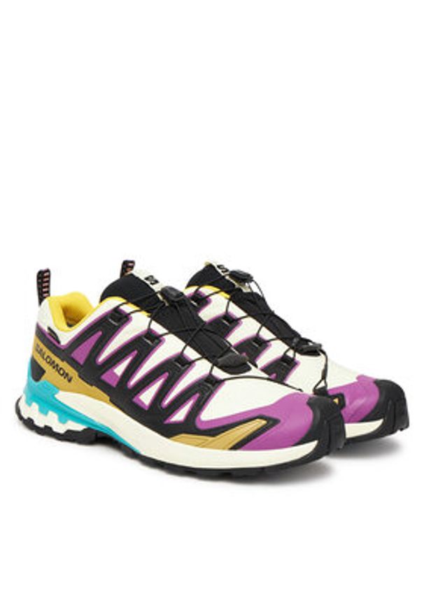 salomon - Salomon Trekkingi Xa Pro 3D V9 Gore-Tex L47881700 Żółty. Kolor: żółty. Materiał: materiał. Technologia: Gore-Tex. Sport: turystyka piesza