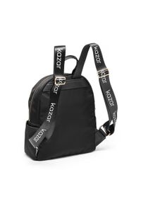Kazar - Czarny plecak damski. Kolor: czarny. Materiał: tkanina. Styl: sportowy, casual, klasyczny #3