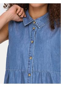 only - ONLY Sukienka jeansowa Bea 15344263 Niebieski Regular Fit. Kolor: niebieski. Materiał: bawełna #3