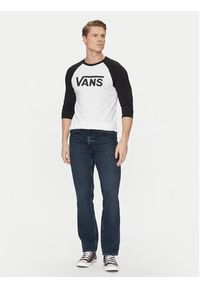 Vans Longsleeve Classic Ragl VN0002QQYB21 Biały Slim Fit. Kolor: biały. Materiał: bawełna. Długość rękawa: długi rękaw #6