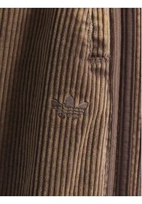 Adidas - adidas Spodnie materiałowe Corduroy Sst KD8782 Brązowy Wide Leg. Kolor: brązowy. Materiał: bawełna #7