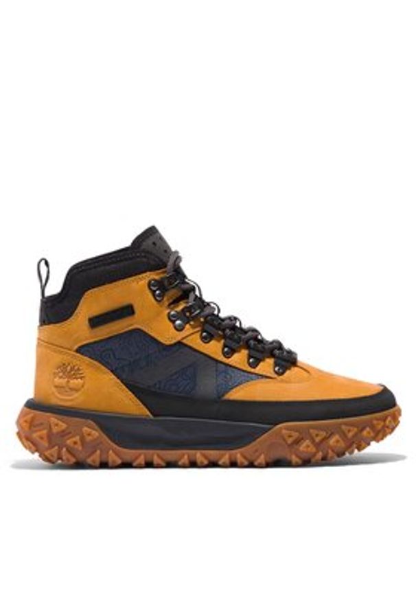Timberland Sneakersy Gs Motion 6 Mid F/L Wp TB0A67JC2311 Brązowy. Kolor: brązowy. Materiał: nubuk, skóra
