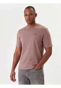 Hugo - HUGO T-Shirt Dero222 50466158 Beżowy Regular Fit. Kolor: beżowy. Materiał: bawełna #1