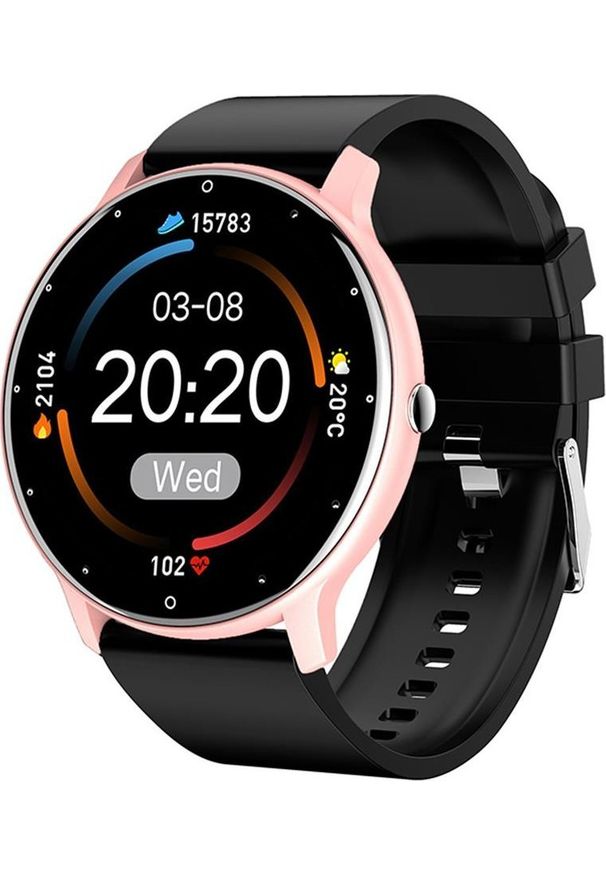 Smartwatch Gravity Asperia GT1-2 Czarny (GT1-2). Rodzaj zegarka: smartwatch. Kolor: czarny