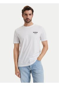 Hugo - HUGO T-Shirt Nesptee 50572740 Biały Regular Fit. Kolor: biały. Materiał: bawełna #1